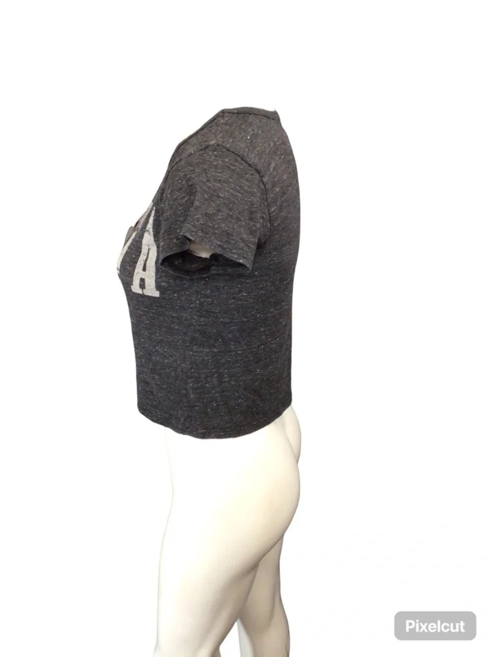 Women’s Black 'Gangsta' Crop‎ Top